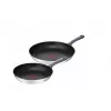 Tefal Daily Cook G7132S55 roostevabast terasest praepannide komplekt 24/28 cm, titaanist mittekleepuv kate, induktsioon, Thermo-Signal