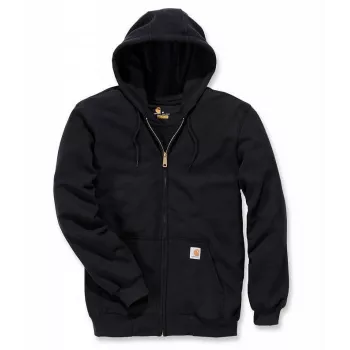 Carhartt Midweight Kapuutsiga Tõmblukuga Dressipluus Must