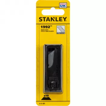 STANLEY BLACK&DECKER Stanley Utility Blades 1992 10 tk – Tugevdatud süsinikterasest trapetsikujulised terad standardsetele lõikuritele