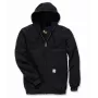 Carhartt meeste keskmise kaaluga kapuutsiga tõmblukuga dressipluus must 463835