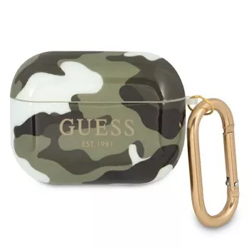 GUESS GUAPUCAMA AirPods Pro kate Roheline/Khaki Camo kollektsioon