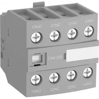 ABB CA4-13M Abikontaktplokk 1NO+3NC Esikinnitus kruviühendustega 690V