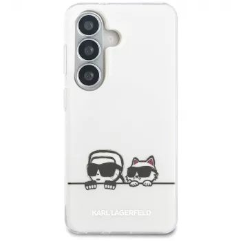 Karl Lagerfeld IML Peekaboo Karl & Choupette MagSafe kate Samsung Galaxy S26 jaoks, läbipaistev