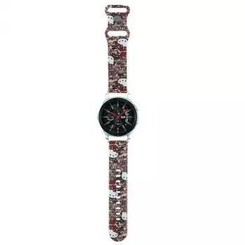 Hello Kitty universaalne silikoonist kellarihm graffiti roosa 22mm