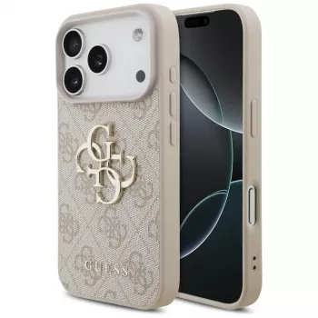 GUESS 4G Big Logo ümbris Apple iPhone 17 Pro / 18 Pro jaoks - Roosa