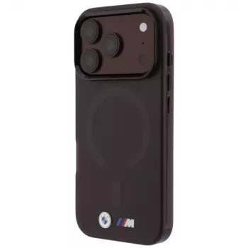 BMW M IML Frosted Metal Logo & Trims MagSafe Case for iPhone 18 Pro / 17 Pro - Burgundia