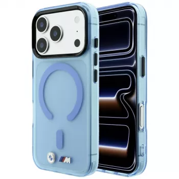 BMW M IML Frosted MagSafe ümbris iPhone 18 Pro / 17 Pro jaoks - Sinine