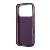 GUESS 4G Script Metal tagakaas Apple iPhone 18 Pro / 17 Pro jaoks - Burgundia