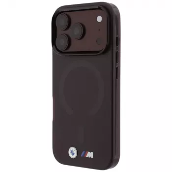 BMW M IML Frosted Metal Logo & Trims MagSafe Case for iPhone 18 Pro Max / 17 Pro Max - Burgund