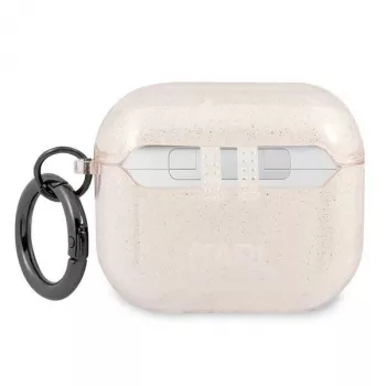 Karl Lagerfeld KLA3UKHGD AirPods 3 ümbris Glitter Gold Karl's Head