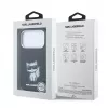 Karl Lagerfeld IML Choupette Body Sketch Print MagSafe ümbris iPhone 18 Pro / 17 Pro jaoks - Must