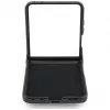 Karl Lagerfeld Karl & Choupette Saffiano Pins ümbris Samsung Galaxy Z Flip5 jaoks - must