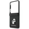 Karl Lagerfeld Karl & Choupette Saffiano Pins ümbris Samsung Galaxy Z Flip5 jaoks - must
