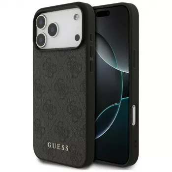 GUESS 4G Classic kaitseümbris iPhone 18 Pro Max / 17 Pro Max jaoks - must