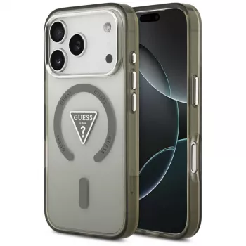 GUESS IML Gradient Triangle Logo MagSafe-kate iPhone 17 Pro Max jaoks - Khaki