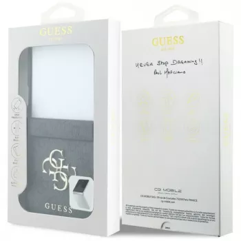 GUESS Big 4G Logo ümbris Samsung Galaxy Z Flip 5 jaoks - Must