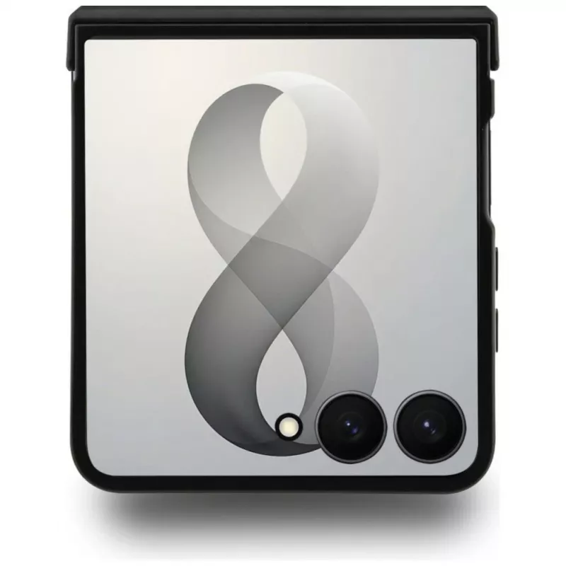 GUESS Big 4G Logo ümbris Samsung Galaxy Z Flip 5 jaoks - Must