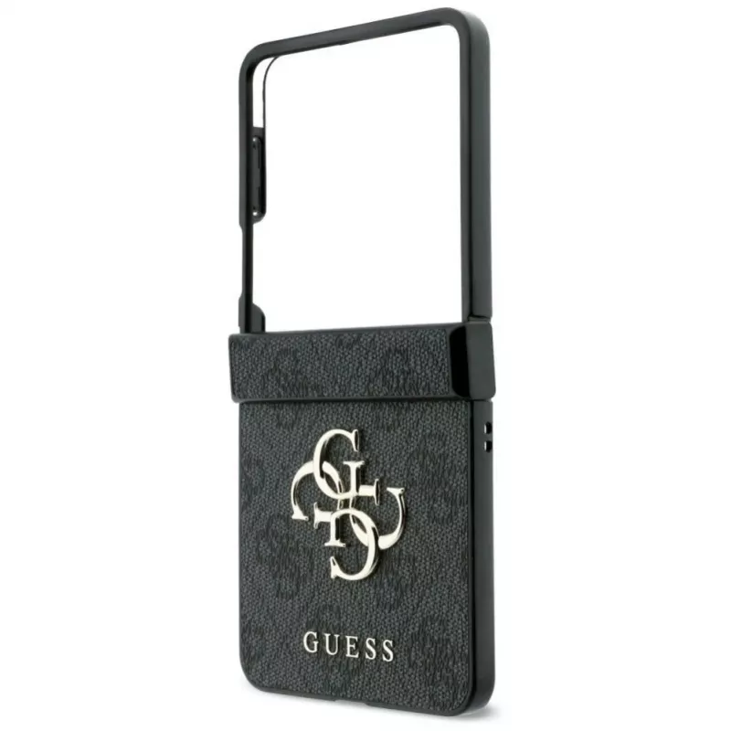 GUESS Big 4G Logo ümbris Samsung Galaxy Z Flip 5 jaoks - Must