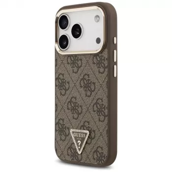 GUESS 4G Triangle Logo MagSafe ümbris iPhone 17 Pro / 18 Pro jaoks - pruun