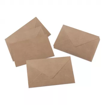 SIGEL DU700 C6 Kraft paberist ümbrikud, pruun, 24 tk, isekleepuv