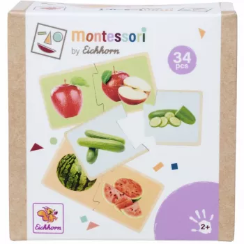 Eichhorn Montessori pusle - puidust kujundite tihvtpusle väikelastele alates 12 kuust, FSC 100%
