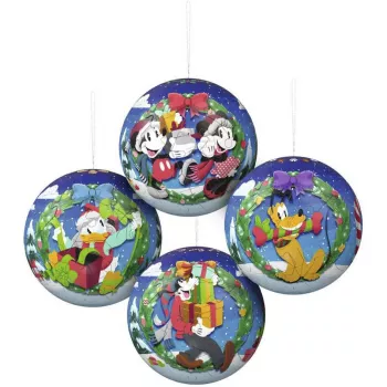 Ravensburger 3D Puzzleball Disney jõulukaunistuste komplekt (2 x 27 tükki)