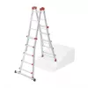Hailo M80 4x5 Redel Mitmeotstarbeline Kombinatsioonredel, Alumiinium, 20 Astet, 150 kg, EN 131 Professional