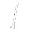 Hailo M80 4x5 Redel Mitmeotstarbeline Kombinatsioonredel, Alumiinium, 20 Astet, 150 kg, EN 131 Professional