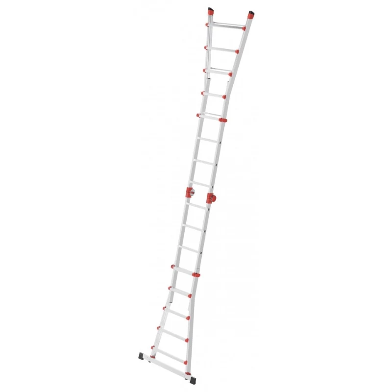 Hailo M80 4x5 Redel Mitmeotstarbeline Kombinatsioonredel, Alumiinium, 20 Astet, 150 kg, EN 131 Professional