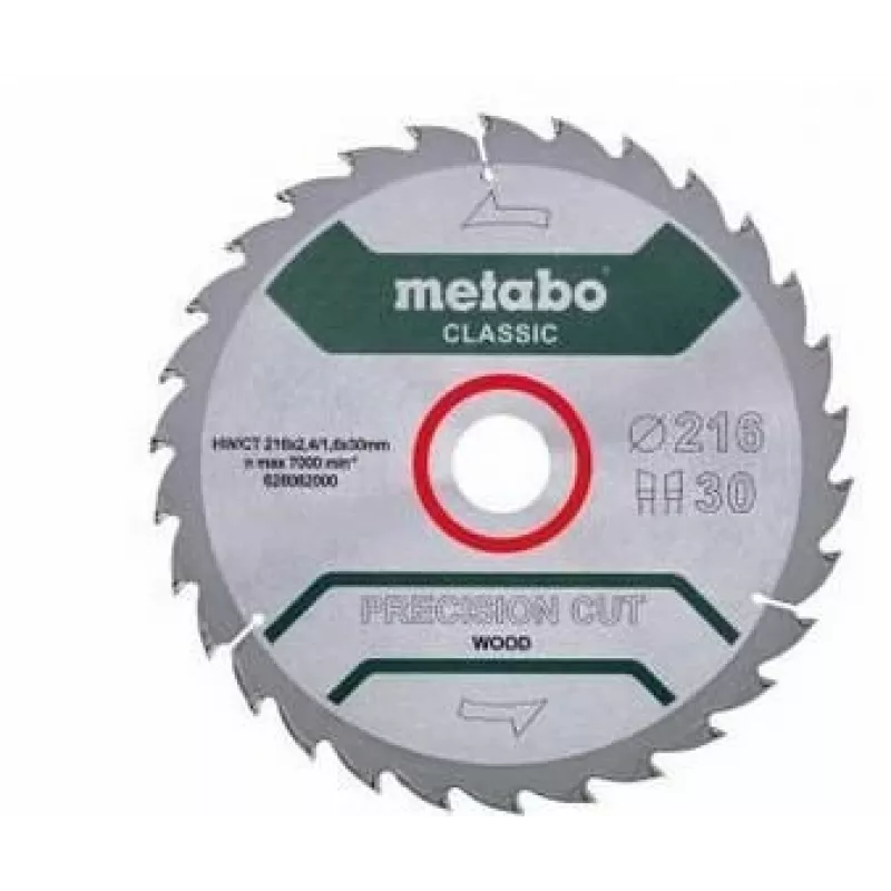 Metabo 628062000 Precision Cut Classic ketassaetera 216mm x 30mm x 40T