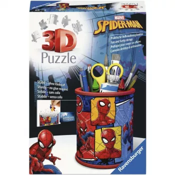 RAVENSBURGER 3D pusle pastahoidja Spider-Man - 54 tükki, ametlik Marvel, Easy Click