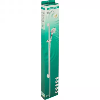Hansgrohe Crometta Vario EcoSmart dušikomplekt, 90 cm, valge/kroom