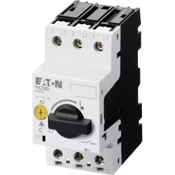 EATON PKZM0-16 Mootorikaitsekaitselüliti, 3-pooluseline, reguleeritav 10-16 A, 7,5 kW, pöördnupp