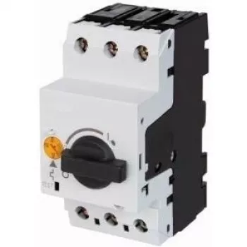 EATON PKZM0-16 Mootorikaitsekaitselüliti, 3-pooluseline, reguleeritav 10-16 A, 7,5 kW, pöördnupp