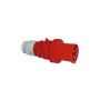 BALS CEE tööstuspistik 5-pooluseline 63A 400V IP44 6h Multi-Grip sirge punane 2155