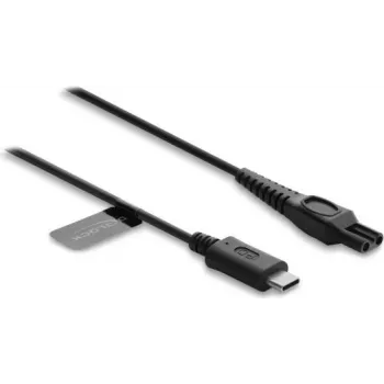 Delock USB Type-C laadimiskaabel 15 V elektriliste pardlite jaoks, ühilduv Philips OneBlade Pro 360 HQ7 HQ8 HQ9 seeriaga, asenduskaabel 1 m