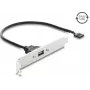 Delock USB 2.0 pesa kronstein 1 x EASY USB Type-A pordiga