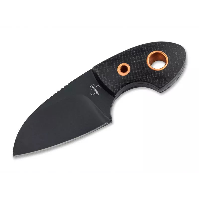 Boker Plus Gnome All Black Copper fikseeritud teraga nuga