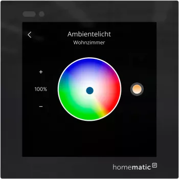 Homematic IP Glasdisplay - plus nutikas seinatermostaat