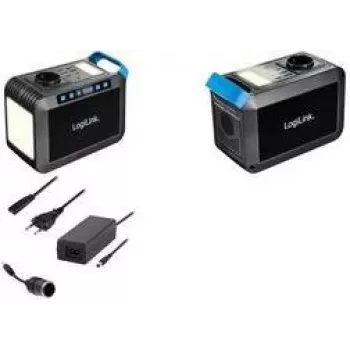 LogiLink PPS0301 Kaasaskantav toitejaam 300W, 288Wh, puhas siinuslaine, 1x AC, 1x DC, 4x USB-A, 1x USB-C PD, must
