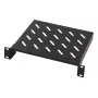 LogiLink 10 inch konsoolriiul 200 mm 1U must