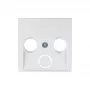 Berker 12031909 Keskmine plaat SAT/antenni pistiku jaoks, Polar White, S.1/B.1/B.7