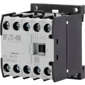 Eaton DILEM-01-G Mini kontaktor, 3-pooluseline, 1 NC, 24 V DC mähis, 4 A AC-3