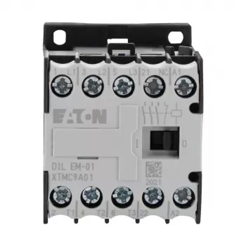 Eaton DILEM-01-G Mini kontaktor, 3-pooluseline, 1 NC, 24 V DC mähis, 4 A AC-3