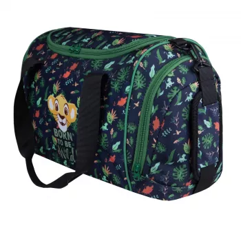 McNeill Sporttasche LION KING spordikott, 16L, sinine/mitmevärviline, polüester, Disney Lion King disain