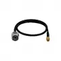 LogiLink WL0104 WLAN-pistikukaabel, N-tüüp RP-SMA-le, 0,5 m, must