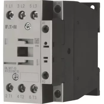 Eaton DILM17-10 jõukontaktor, 3-pooluseline, 1 NO abikontakt, 230 V AC 50 Hz / 240 V AC 60 Hz mähis, 17 A, 7.5 kW