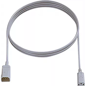 Bachmann 356.900 toite pikenduskaabel 3m H05VV-F 3G1.5mm² Schuko pistik Schuko pistikupesaga 16A 230V must