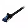 SYNERGY21 CAT6A U/FTP lame Superflex patchkaabel RJ45, 15m, must, 500MHz, AWG32, TPE
