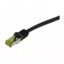 Synergy21 CAT6A S/FTP Patch-kaabel RJ45, 500MHz, 20m, must, TPE/LSZH, sise-/välispaigalduseks, UV-/vee-/õlikindel, AWG26, CAT7 toorkaabel
